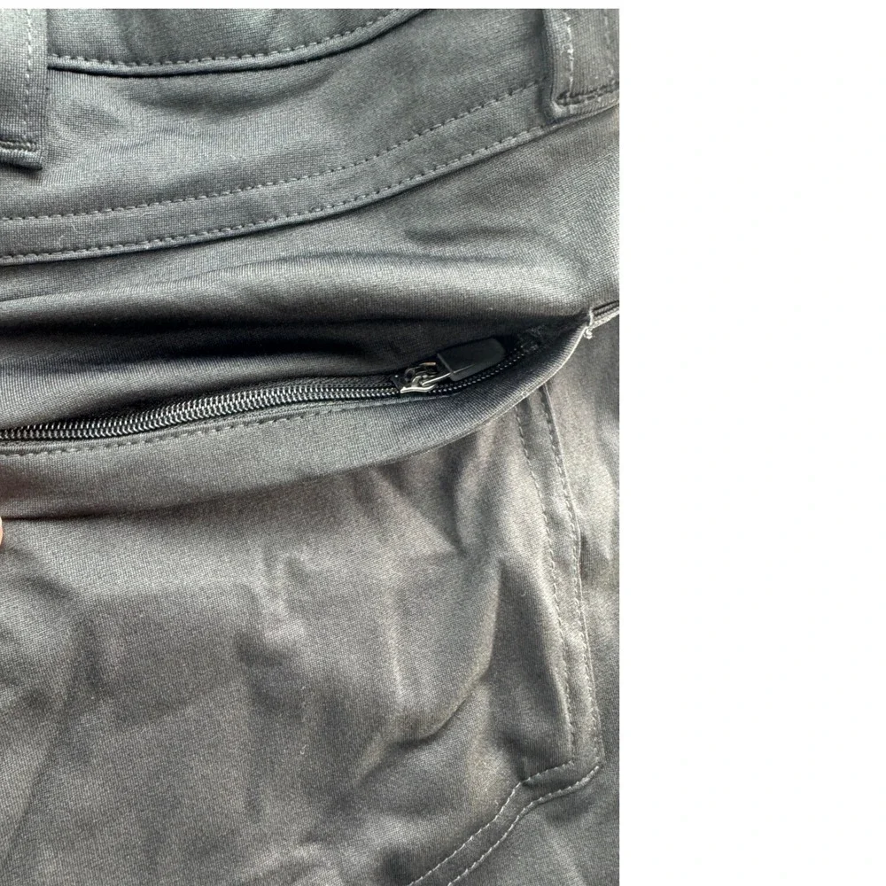 Stylus Mens Black Polyester Performance Dress Pants Size‎ 36x36 Modern Fit